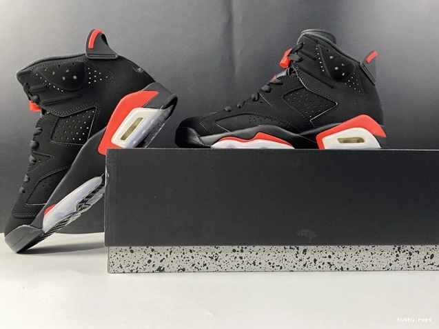 Cheap Husky Jordan6 EyeCatching Black 4044 Infrared 384664- 1028